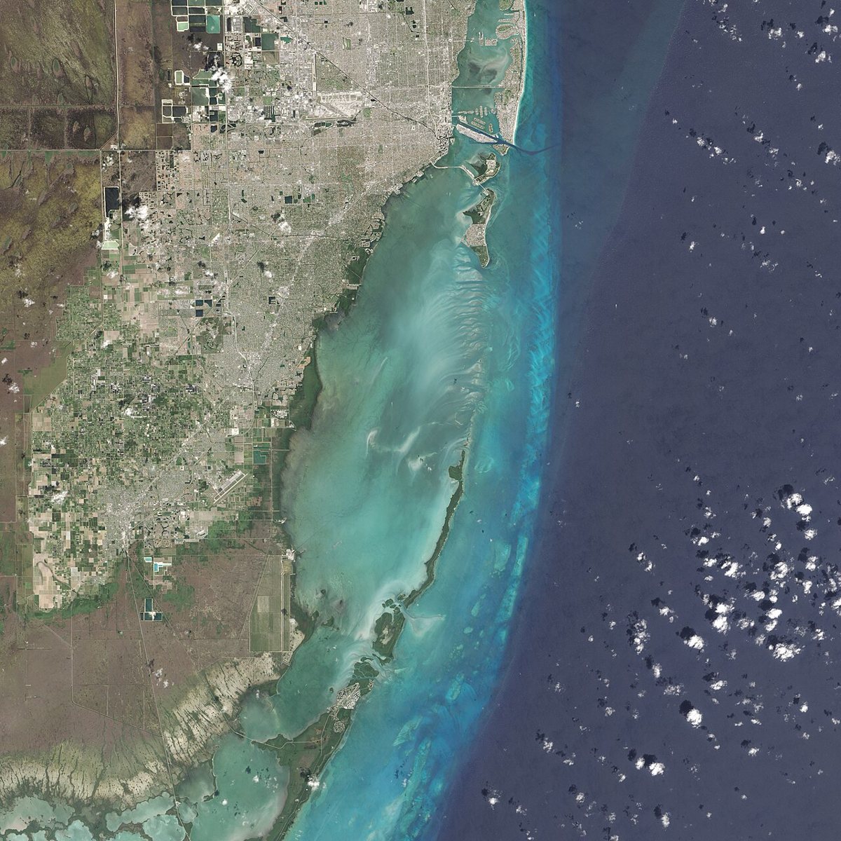 Boca Chita lighthouse and turquoise water in Biscayne National Park